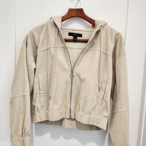 Corduroy zip jacket